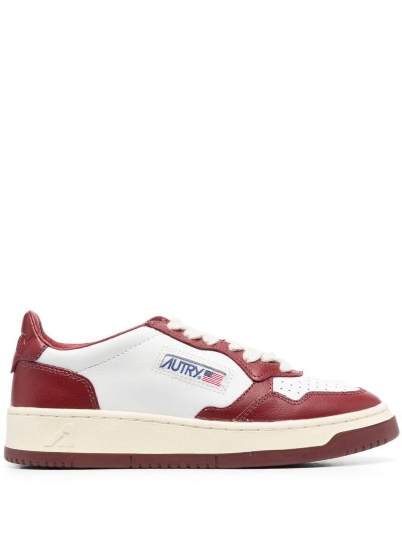 Autry Medalist low-top leather sneakers - Red von Autry