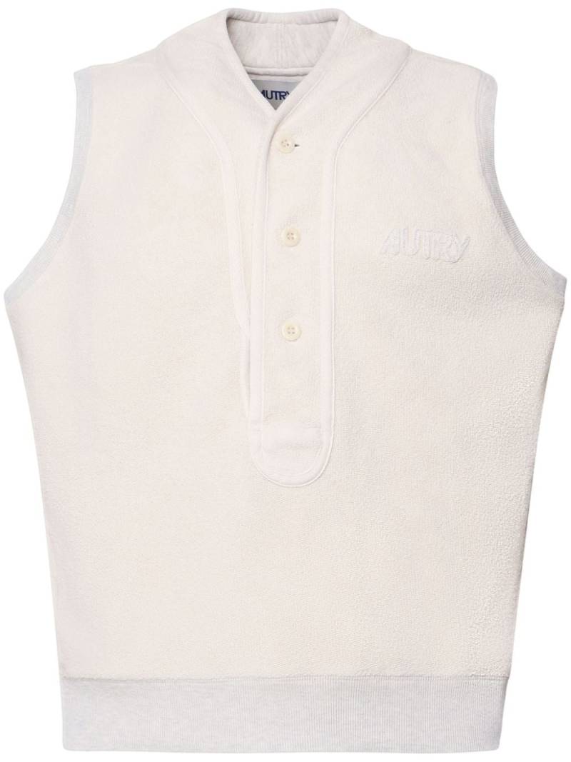 Autry sleeveless knit vest - Neutrals von Autry