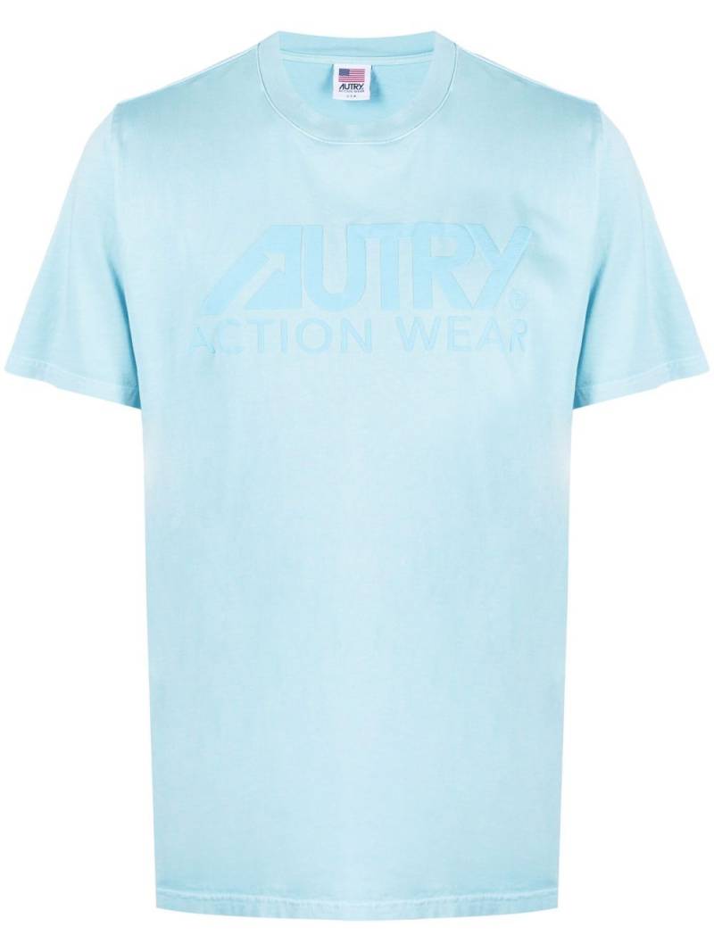 Autry tonal logo-print T-shirt - Blue von Autry