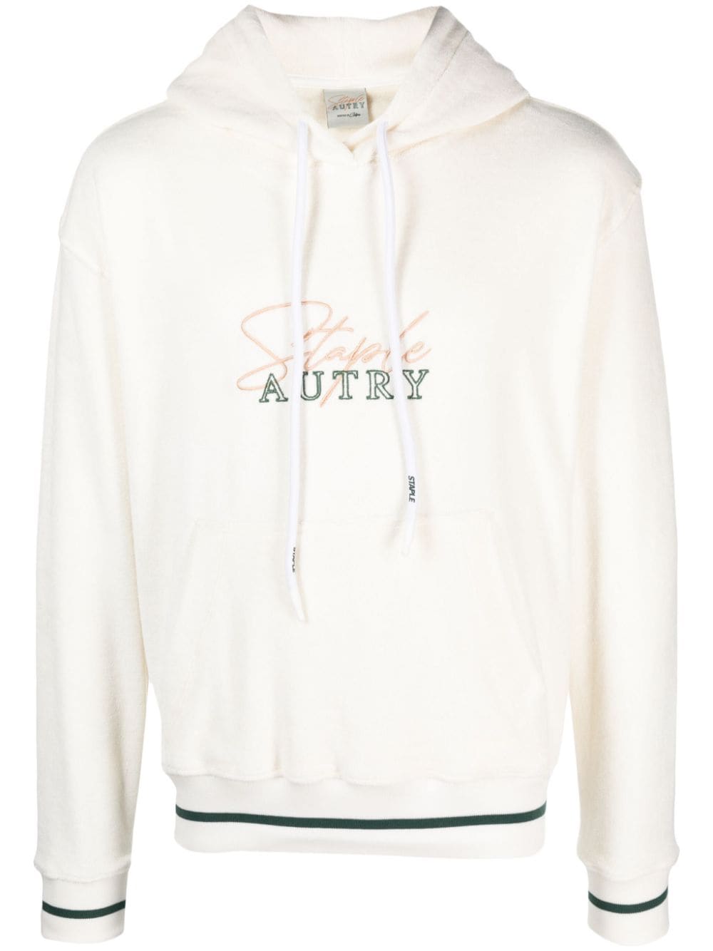 Autry x Jeff Staple logo-embroidered hoodie - White von Autry