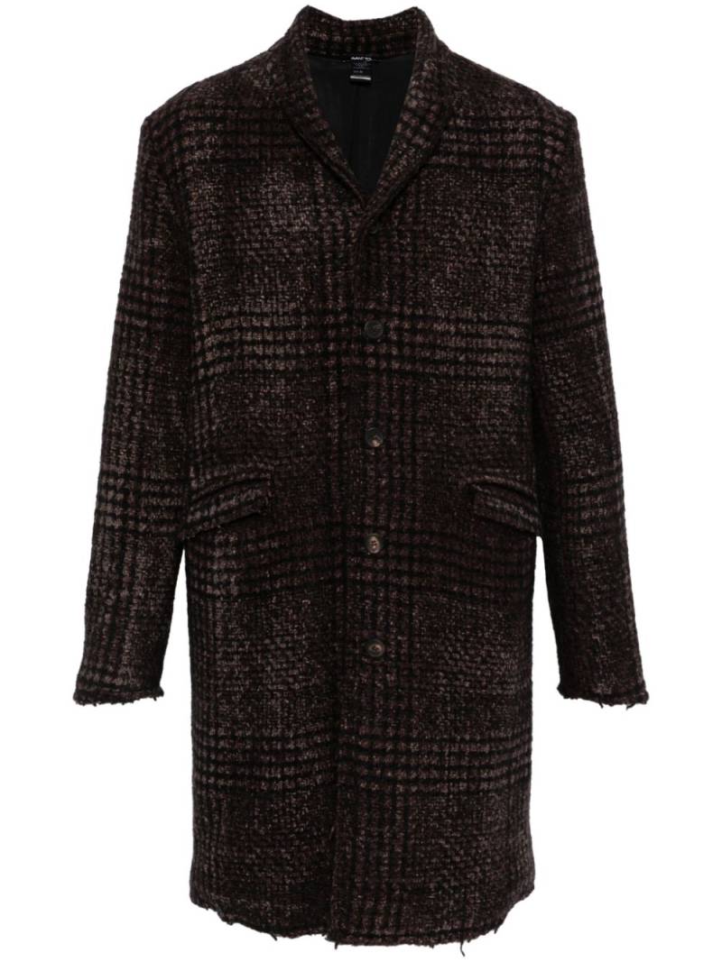 Avant Toi Prince of Wales coat - Brown von Avant Toi