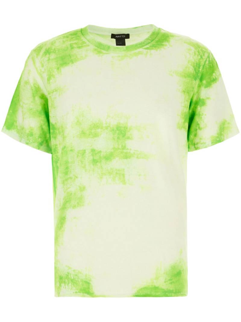 Avant Toi abstract-print T-shirt - Green von Avant Toi