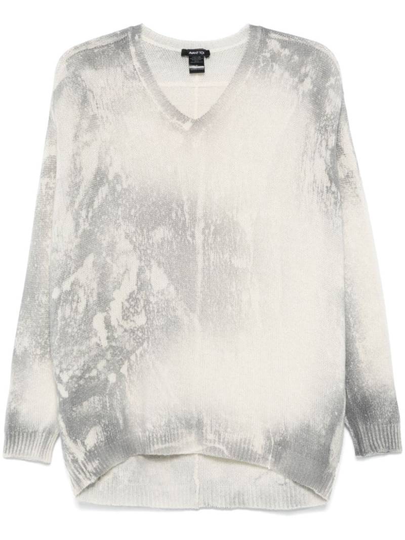 Avant Toi abstract sweater - Grey von Avant Toi