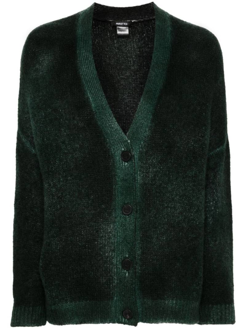 Avant Toi brushed cardigan - Green von Avant Toi