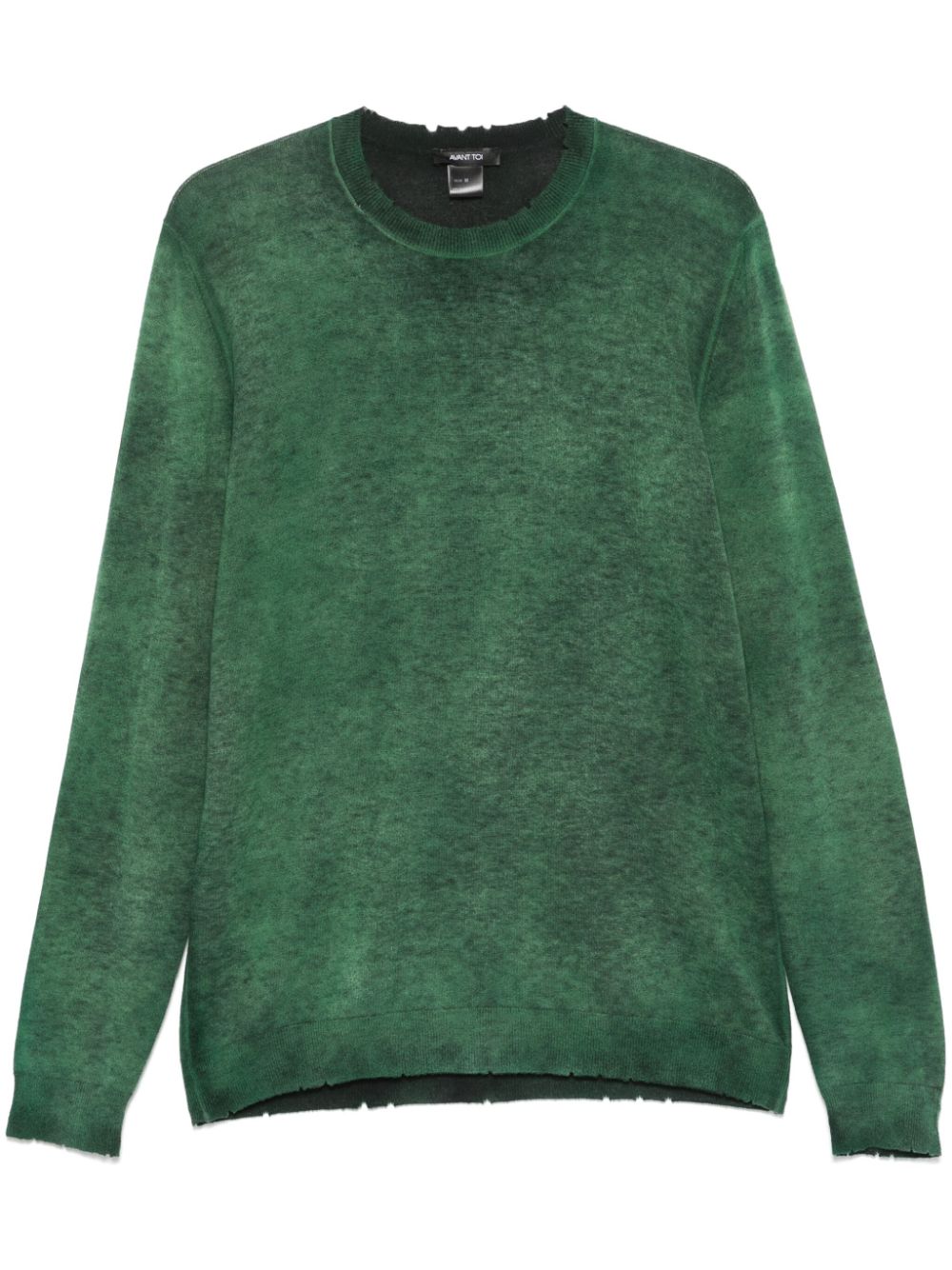 Avant Toi distressed sweater - Green von Avant Toi