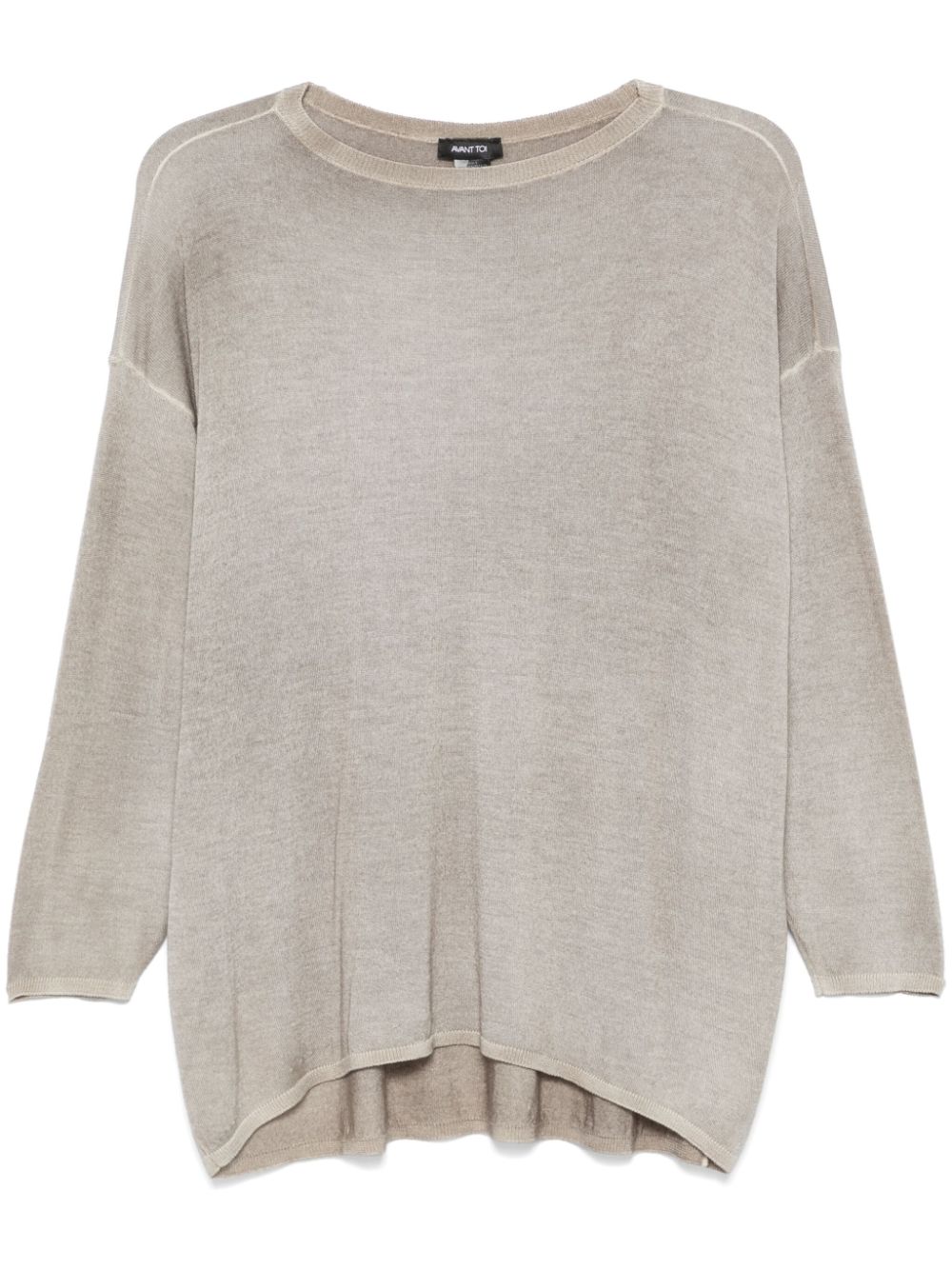 Avant Toi fine-knit sweater - Grey von Avant Toi