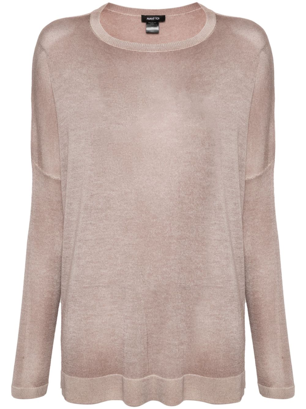 Avant Toi fine-knit sweater - Neutrals von Avant Toi