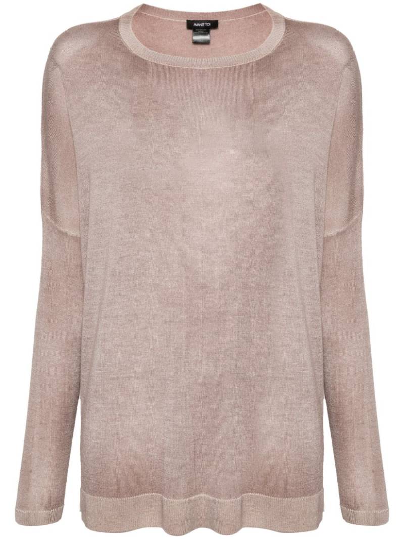 Avant Toi fine-knit sweater - Neutrals von Avant Toi