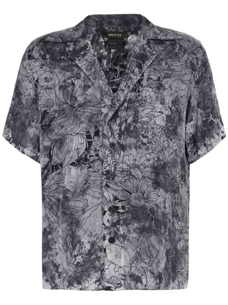 Avant Toi floral-print shirt - Grey von Avant Toi