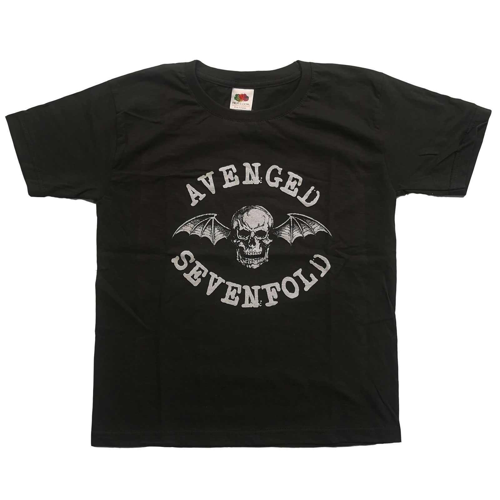 Classic Deathbat Tshirt Jungen Grau 116