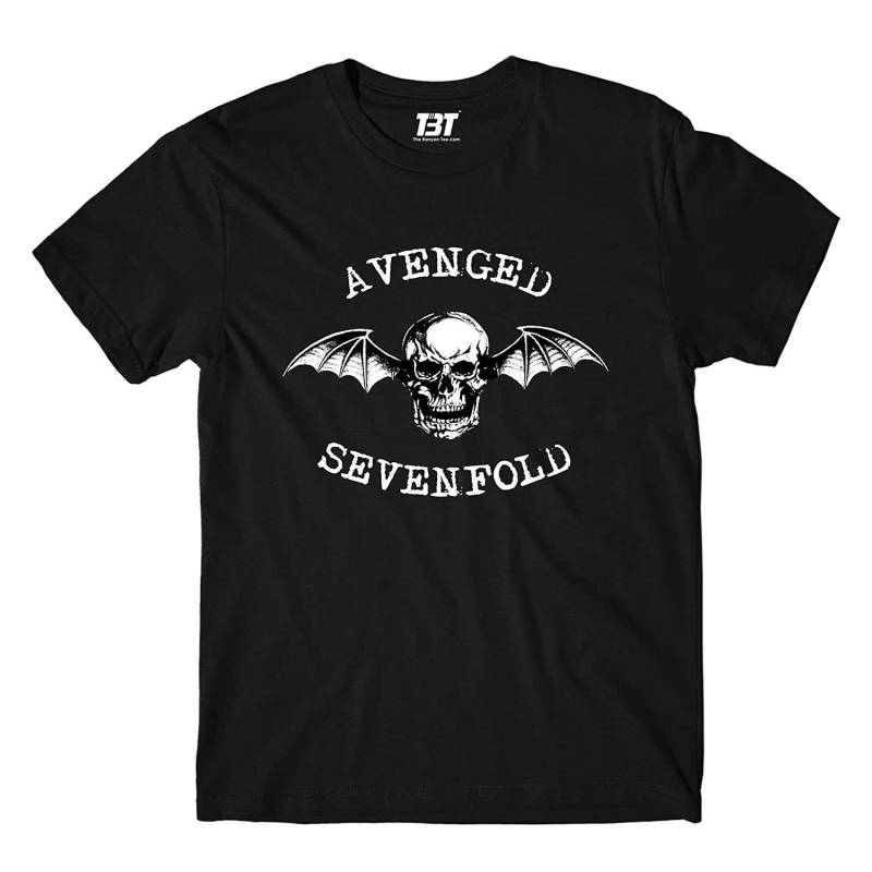 Avenged Sevenfold - Classic Deathbat TShirt, 128, Schwarz von Avenged Sevenfold