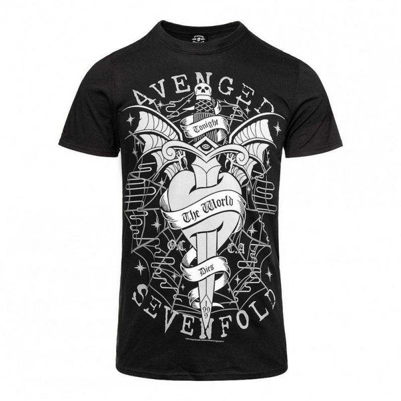 Avenged Sevenfold - Cloak & Dagger TShirt, für Damen, Schwarz, Größe XXL von Avenged Sevenfold