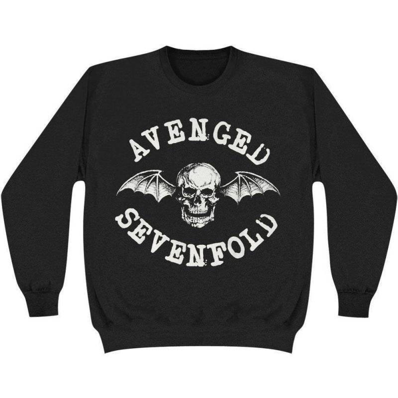 Avenged Sevenfold - Death Bat Sweatshirt, für Damen, Schwarz, Größe L von Avenged Sevenfold