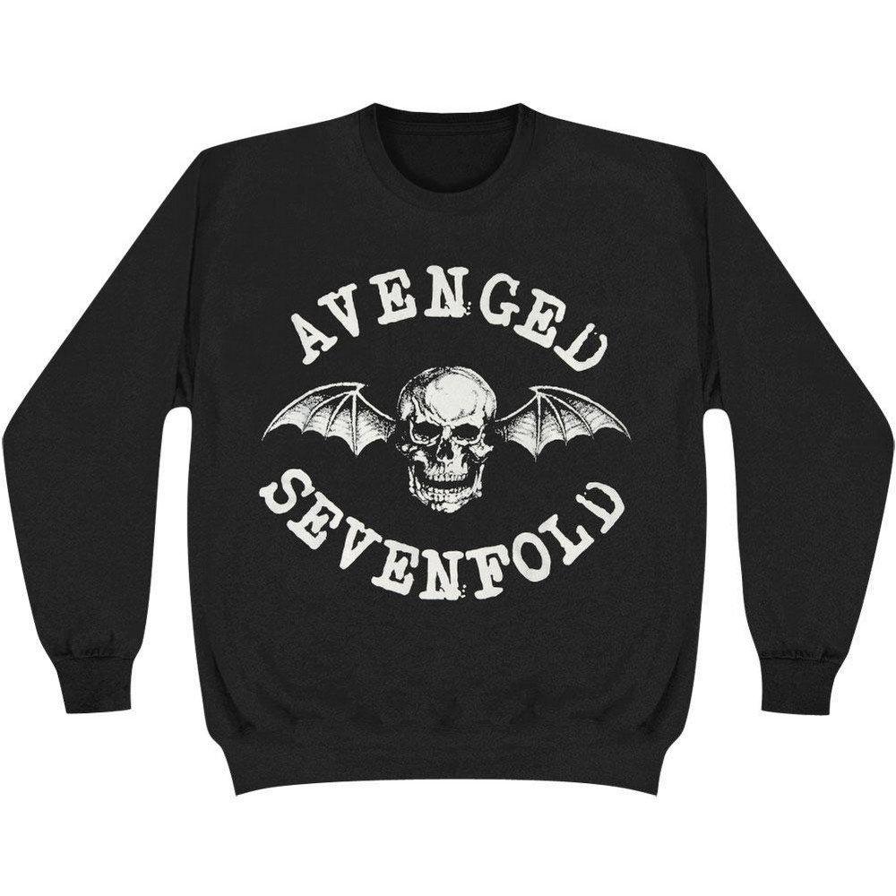 Avenged Sevenfold - Death Bat Sweatshirt, für Damen, Schwarz, Größe M von Avenged Sevenfold