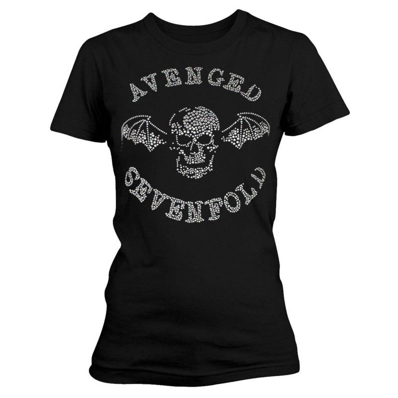 Avenged Sevenfold - Death Bat TShirt, für Damen, Schwarz, Größe L von Avenged Sevenfold