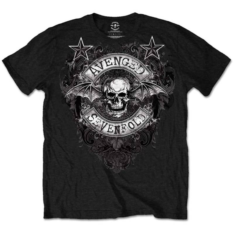 Avenged Sevenfold - Flourish TShirt, für Damen, Schwarz, Größe M von Avenged Sevenfold