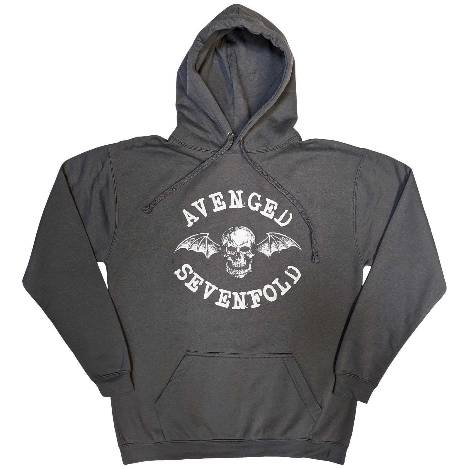 Avenged Sevenfold - Kapuzenpullover, für Herren, Grau, Größe L von Avenged Sevenfold