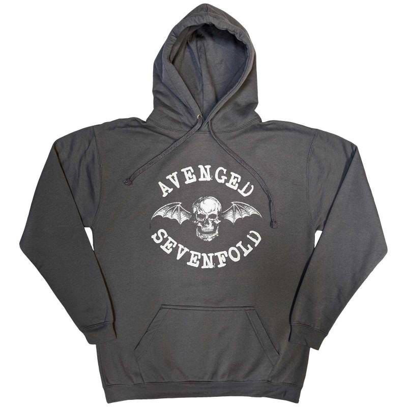 Kapuzenpullover Herren Grau L von Avenged Sevenfold