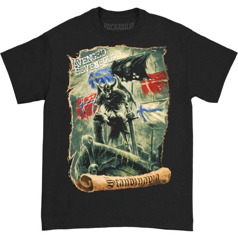 Scandinavia Tshirt Damen Schwarz S von Avenged Sevenfold