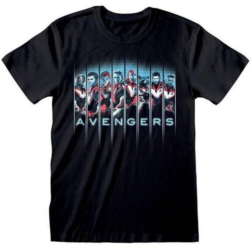 Tshirt Lineup Damen Schwarz L von Avengers Endgame