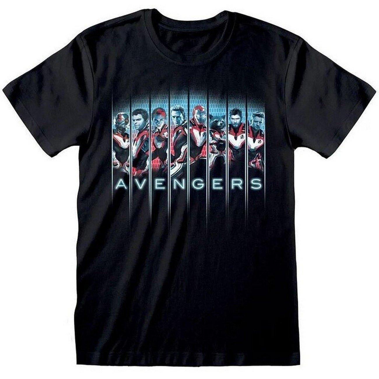 Tshirt Lineup Damen Schwarz S von Avengers Endgame