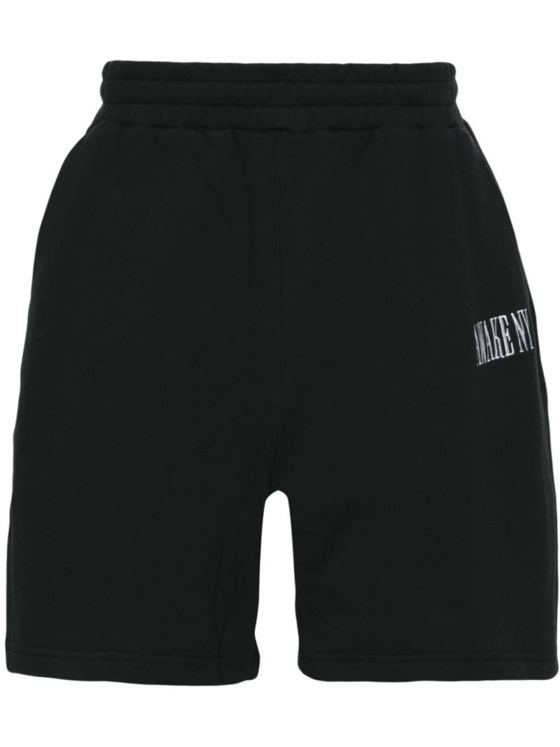 Awake NY logo-embroidered track shorts - Black von Awake NY