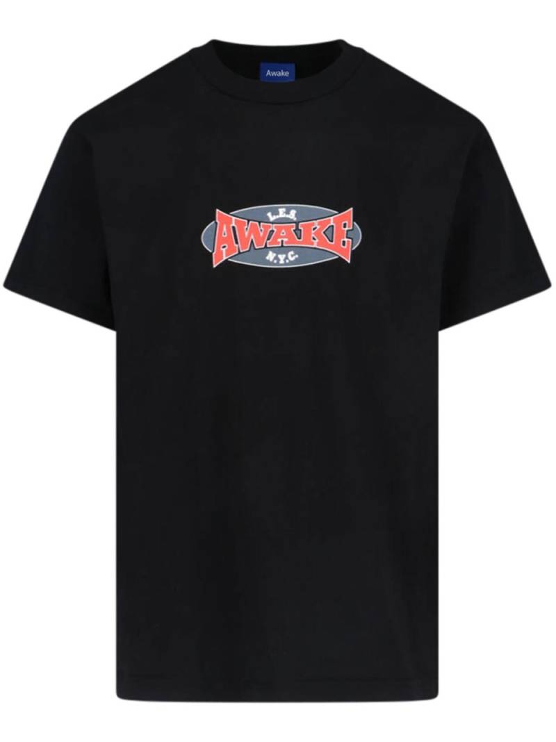 Awake NY logo-print T-shirt - Black von Awake NY