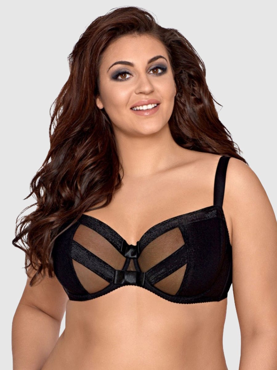 Axami Miami Plus Size Bh, Schwarz - Amorana von Axami