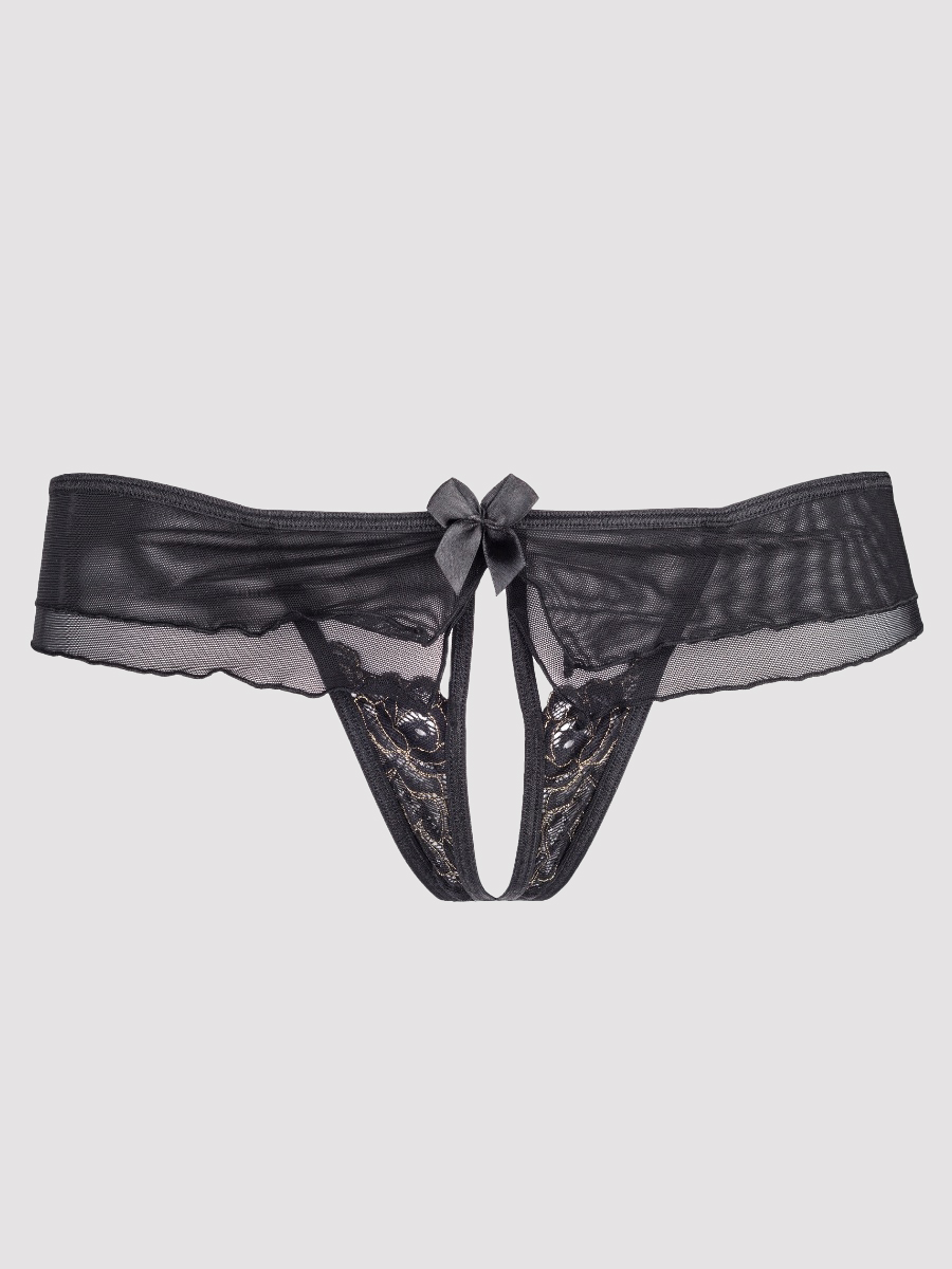 Axami Praise Me String Ouvert, Schwarz, Textil - Amorana Axami Praise Me String Ouvert, Schwarz, Textil - Amorana von Axami