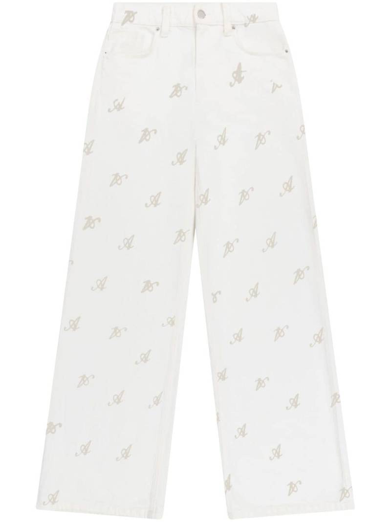 Axel Arigato 10 Years wide-leg jeans - White von Axel Arigato