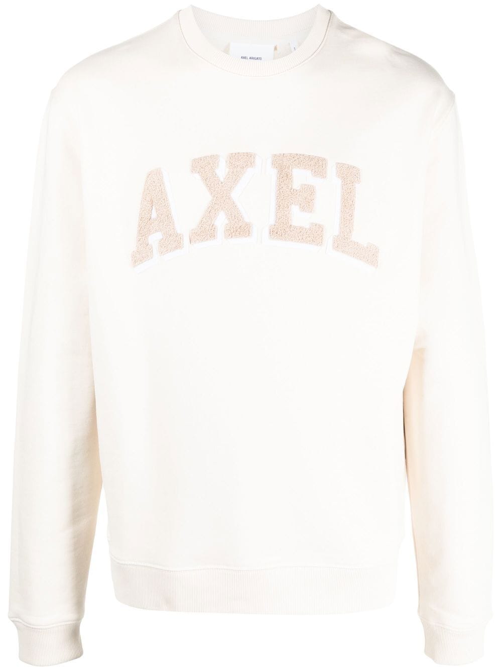 Axel Arigato Axel Arc appliqué sweatshirt - Neutrals von Axel Arigato