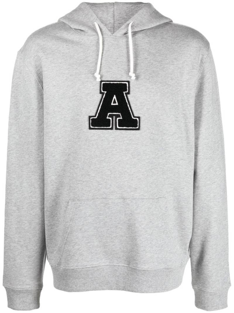 Axel Arigato Catch logo patch hoodie - Grey von Axel Arigato