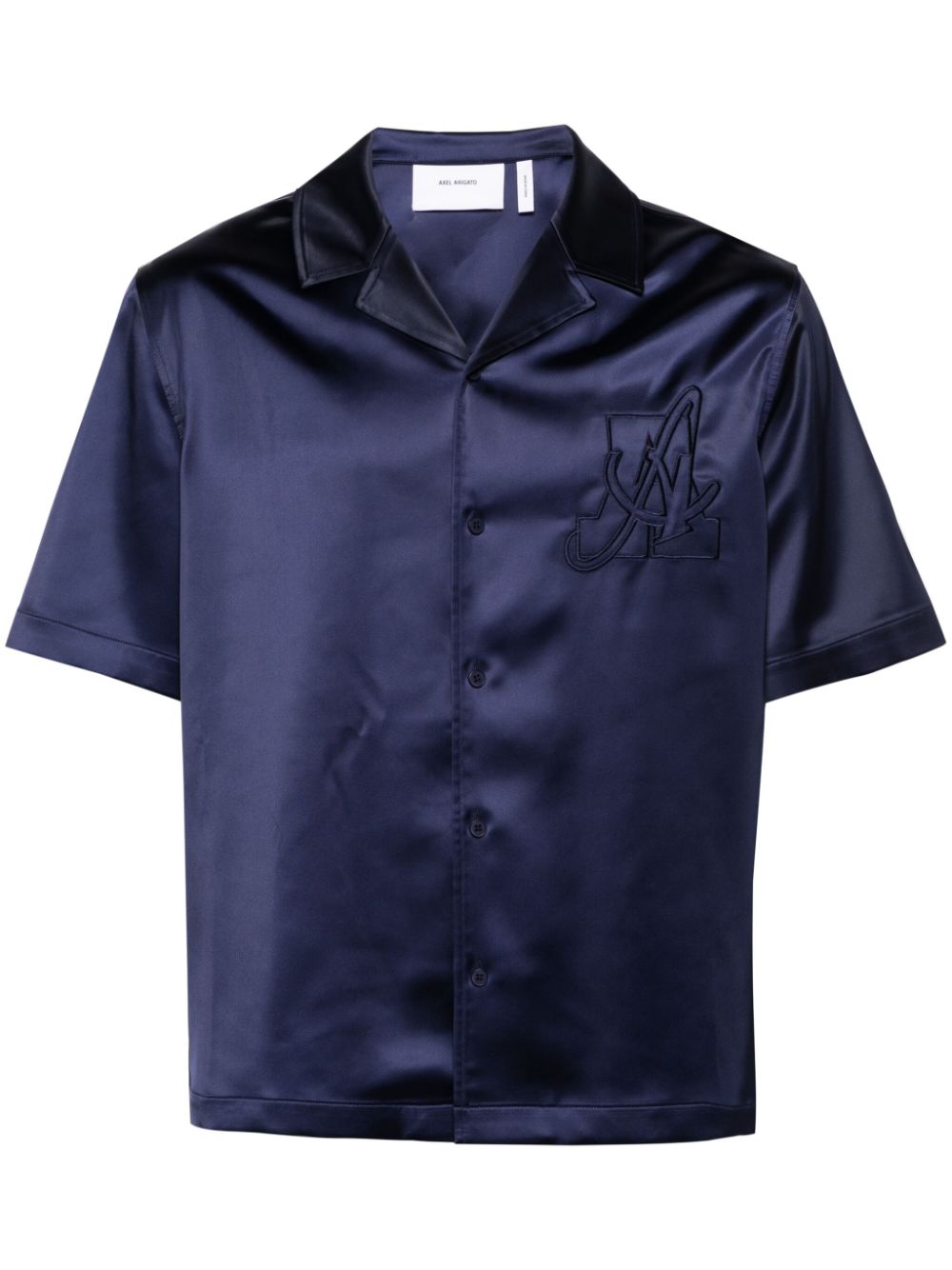 Axel Arigato Cruise Twisted A-embroidered shirt - Blue von Axel Arigato