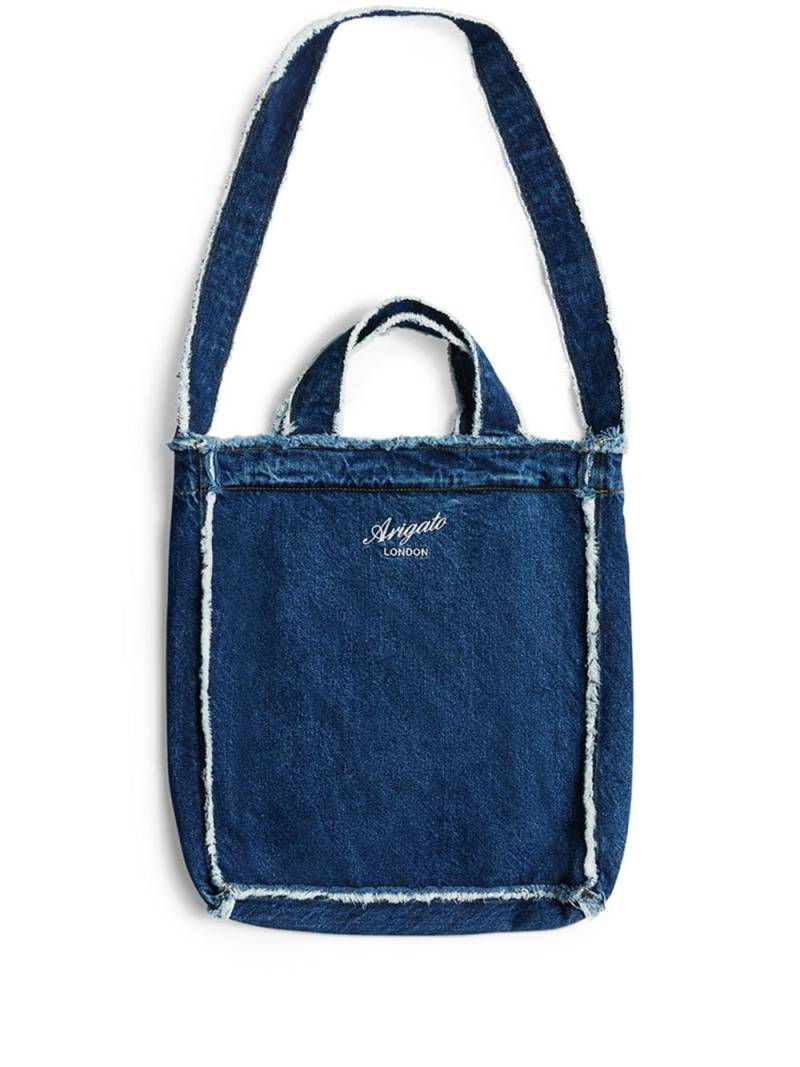 Axel Arigato Dune denim shoulder bag - Blue von Axel Arigato