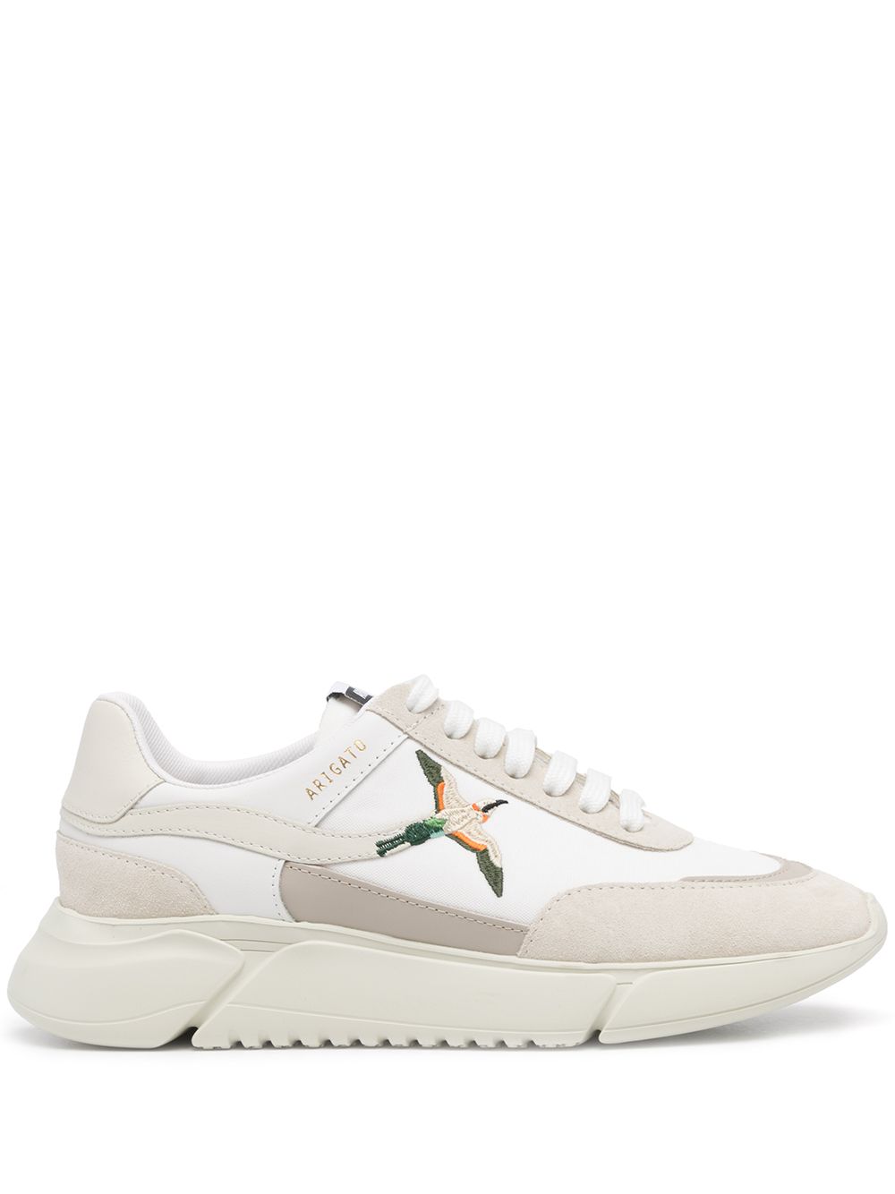 Axel Arigato Genesis embroidered bird sneakers - Grey von Axel Arigato