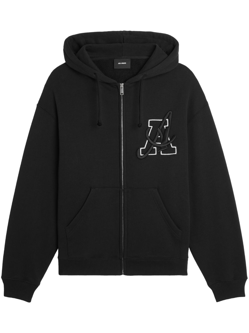 Axel Arigato Hart logo-embroidered organic-cotton hoodie - Black von Axel Arigato