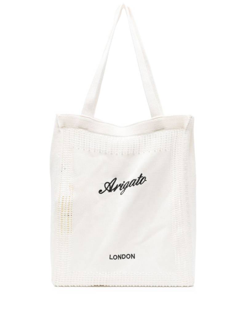 Axel Arigato Oceane cotton tote bag - White von Axel Arigato