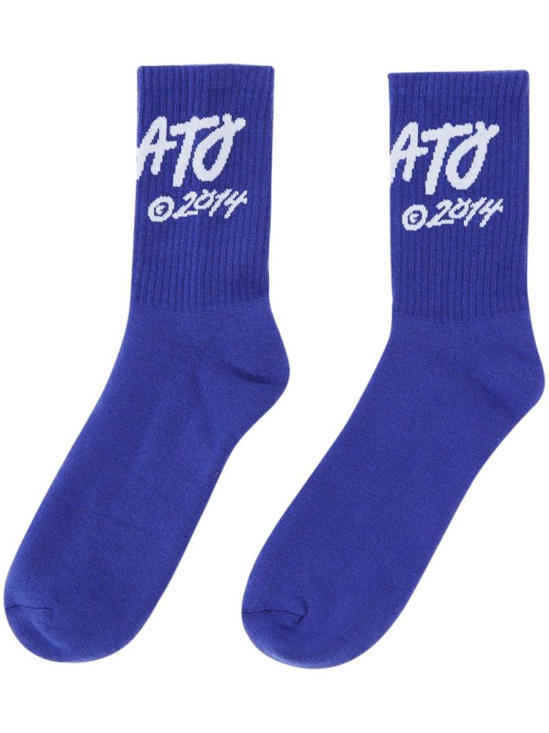 Axel Arigato Tag socks - Blue von Axel Arigato