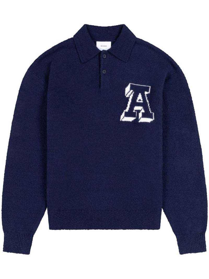 Axel Arigato Team polo sweater - Blue von Axel Arigato