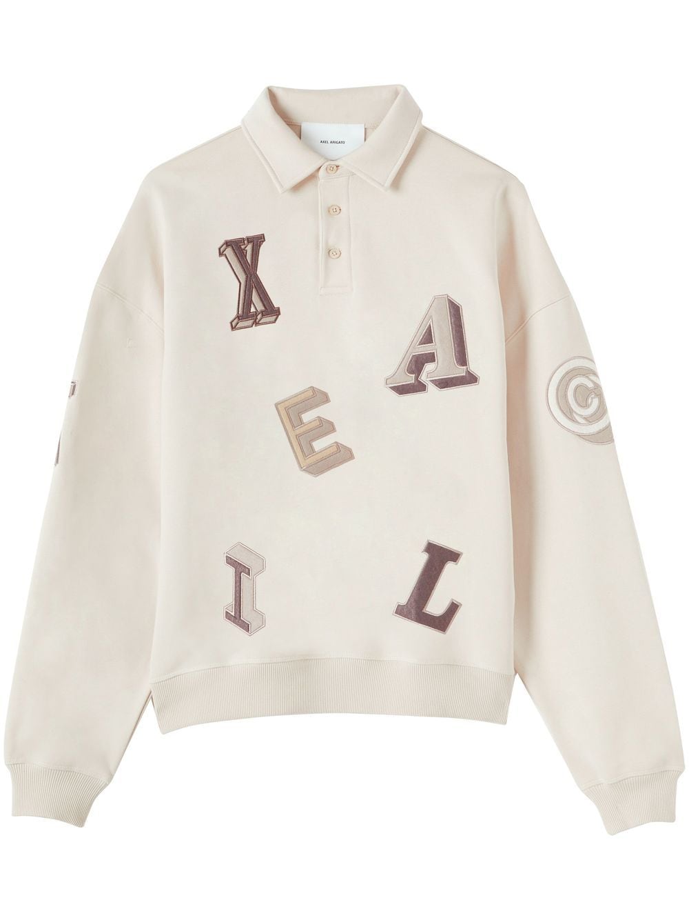 Axel Arigato Typo Polo Sweatshirt - Neutrals von Axel Arigato