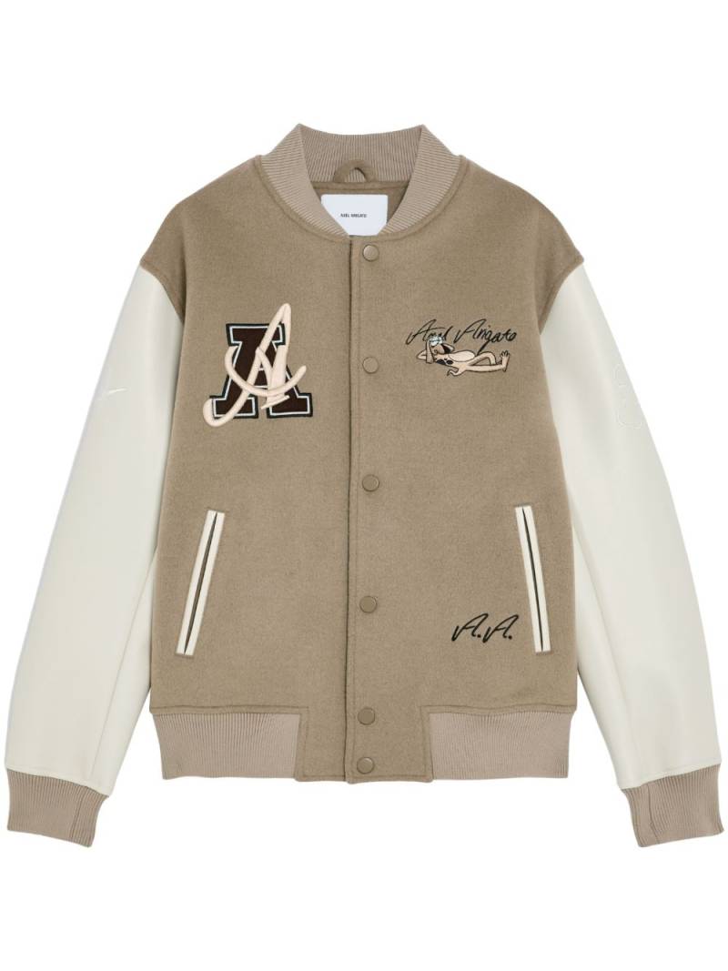 Axel Arigato Wes varsity jacket - Brown von Axel Arigato