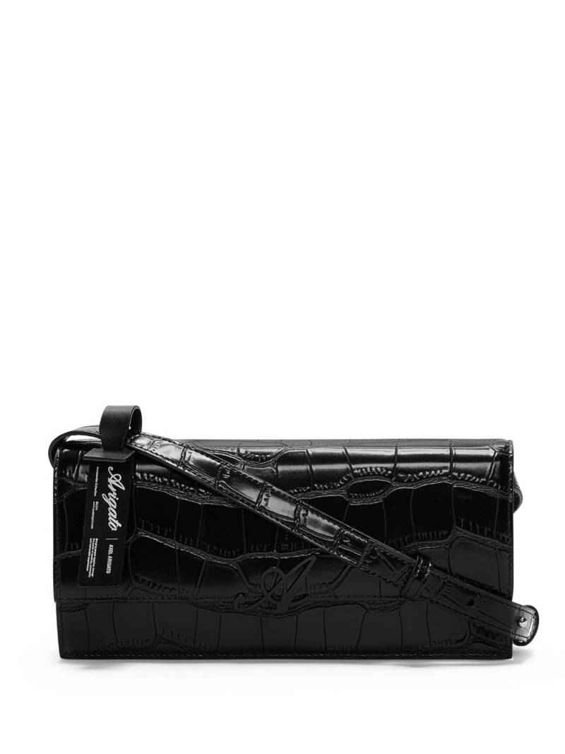 Axel Arigato croc-effect shoulder bag - Black von Axel Arigato