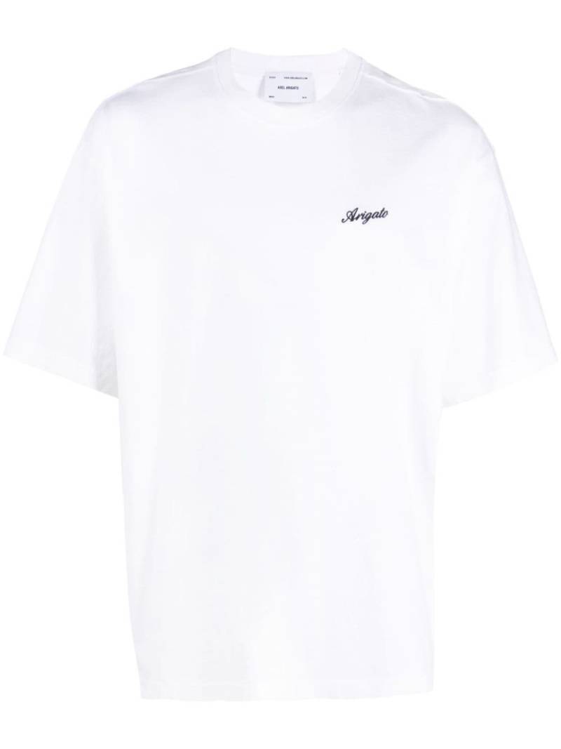 Axel Arigato logo-embroidered T-shirt - White von Axel Arigato