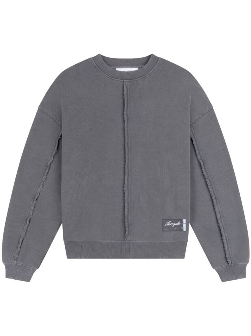 Axel Arigato logo-patch sweatshirt - Grey von Axel Arigato