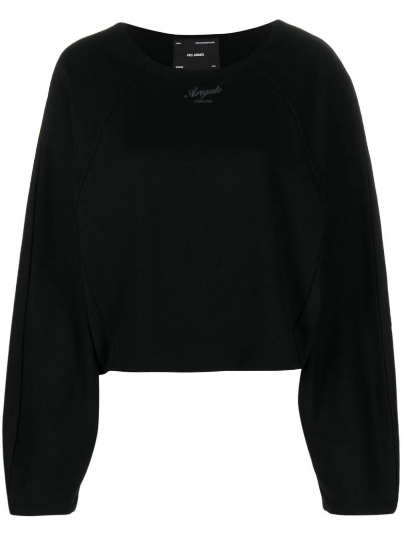 Axel Arigato Halle logo-embroidered sweatshirt - Black von Axel Arigato