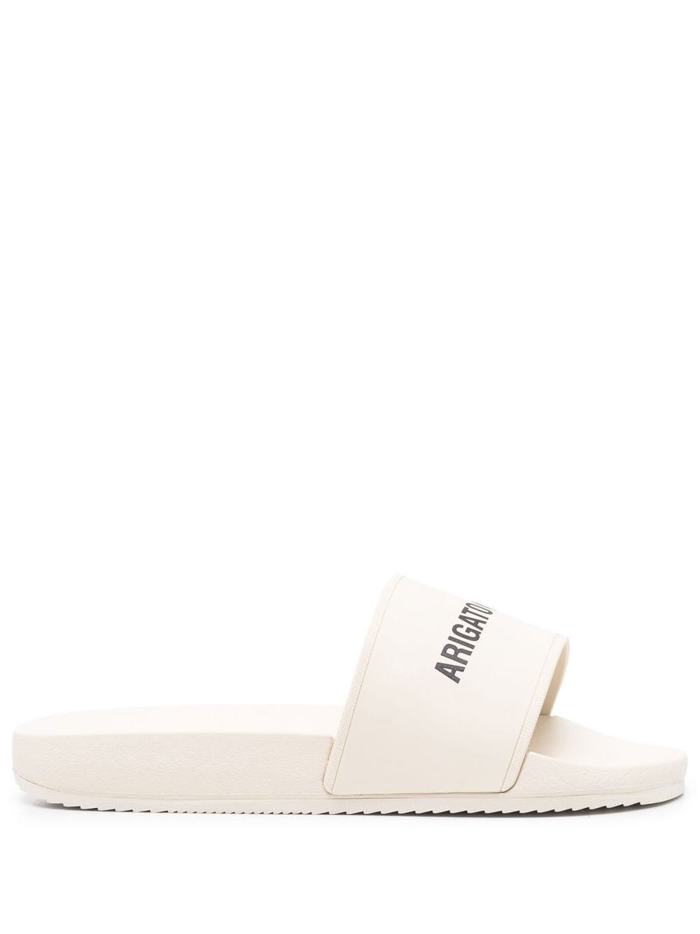 Axel Arigato logo-print pool slides - Neutrals von Axel Arigato