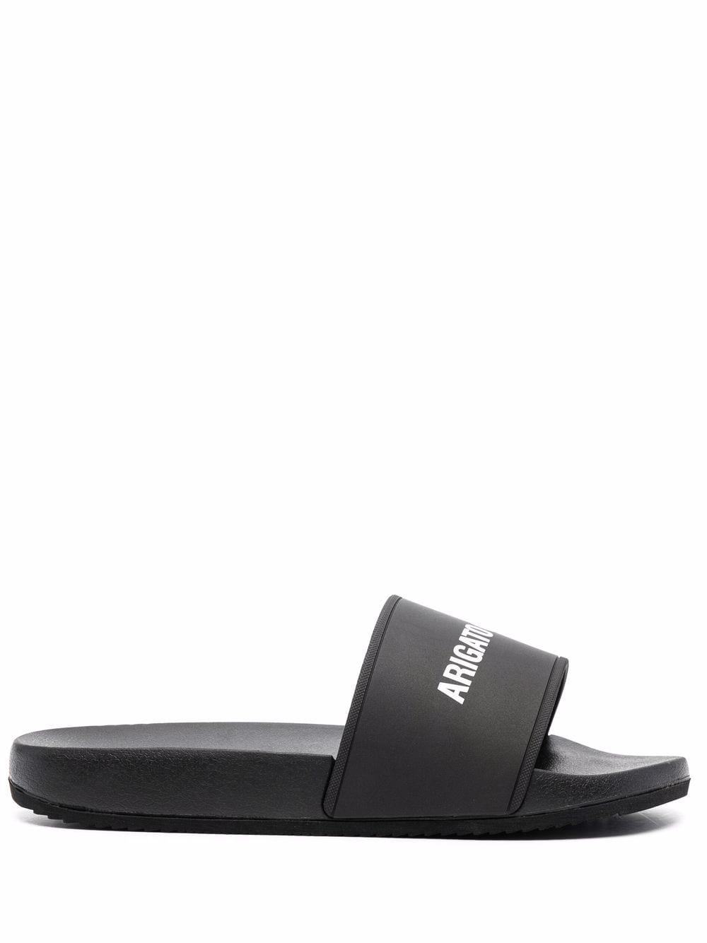 Axel Arigato logo-print slides - Black von Axel Arigato