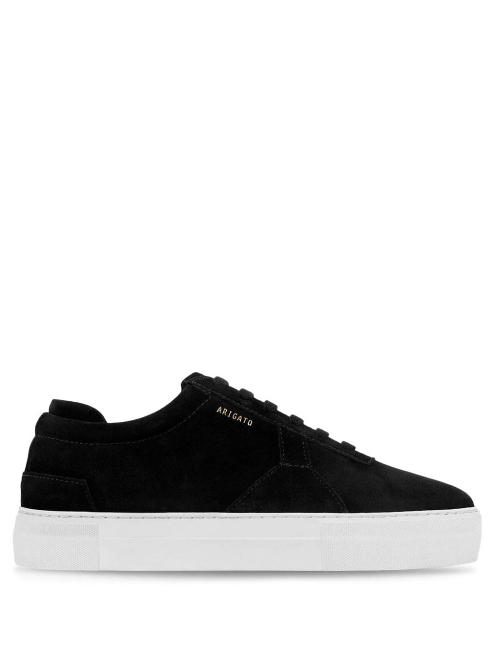 Axel Arigato logo-print suede platform sneakers - Black von Axel Arigato