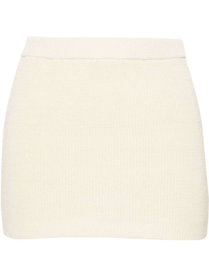 Aya Muse Kivu knitted miniskirt - Yellow von Aya Muse