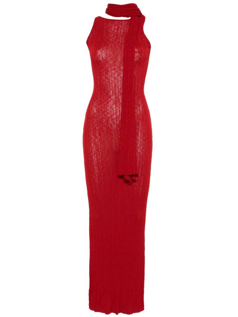 Aya Muse Sponde maxi dress - Red von Aya Muse